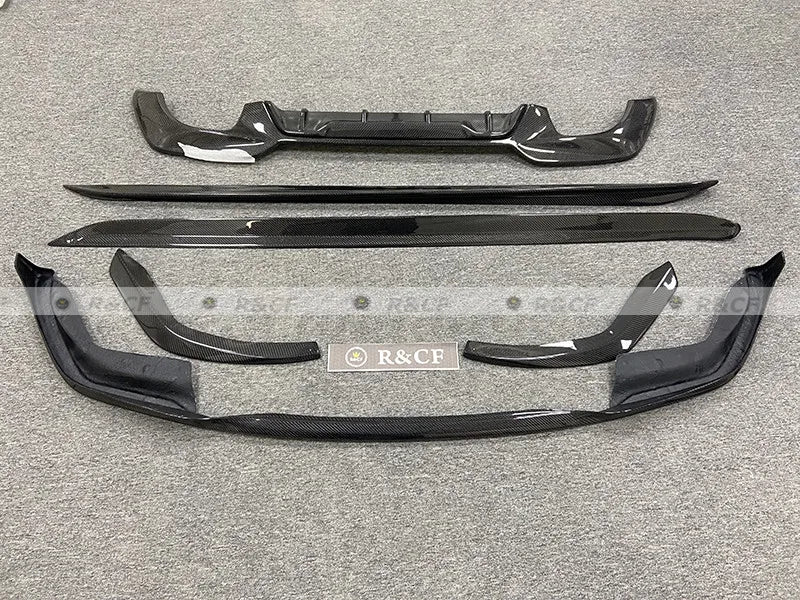 2020-21 New for BMW 3 Series G20 MP Style Carbon Fiber Body Kit Front Lip Side Skirts Diffuser Carbon Fiber Bumpers for BMW Cars