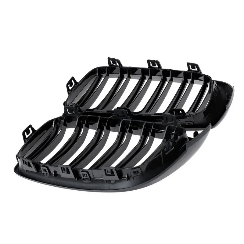 For BMW 4 Series F32 F33 F36 M3 F80 M4 F82 Car Front Bumper Grille Racing Grill 12-18 Dual-Slat Glossy Black Grilles Accessories
