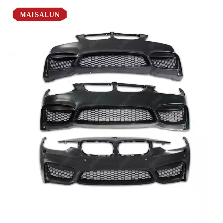 M3 M4 Style Front Bumper for BMW 3 Series F30 F35 E90 E92 2006-2017 PP Material Car Front Car Bumpers