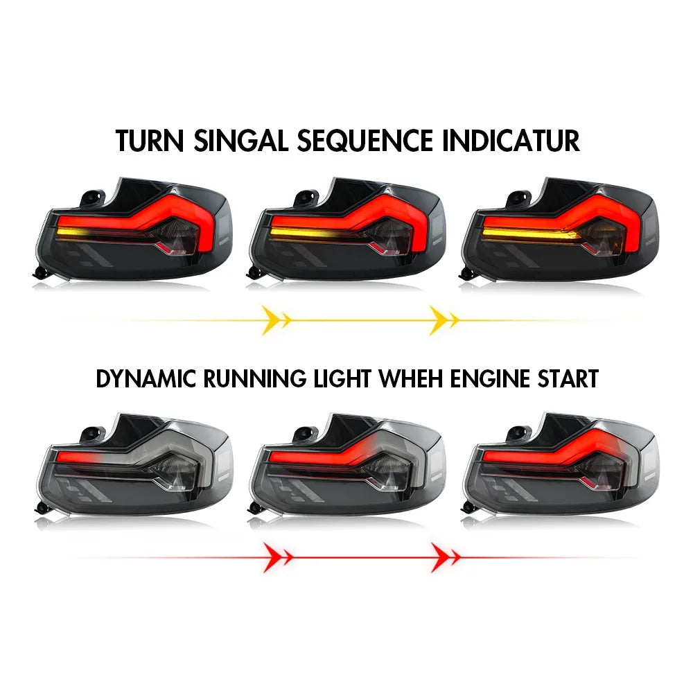 LED Tail Lights For BMW 2-Series F22 F23 M2 2-door 2014-2020 DRL Turn Signal Light Rear Lamp Animation Car Headlight Accessories