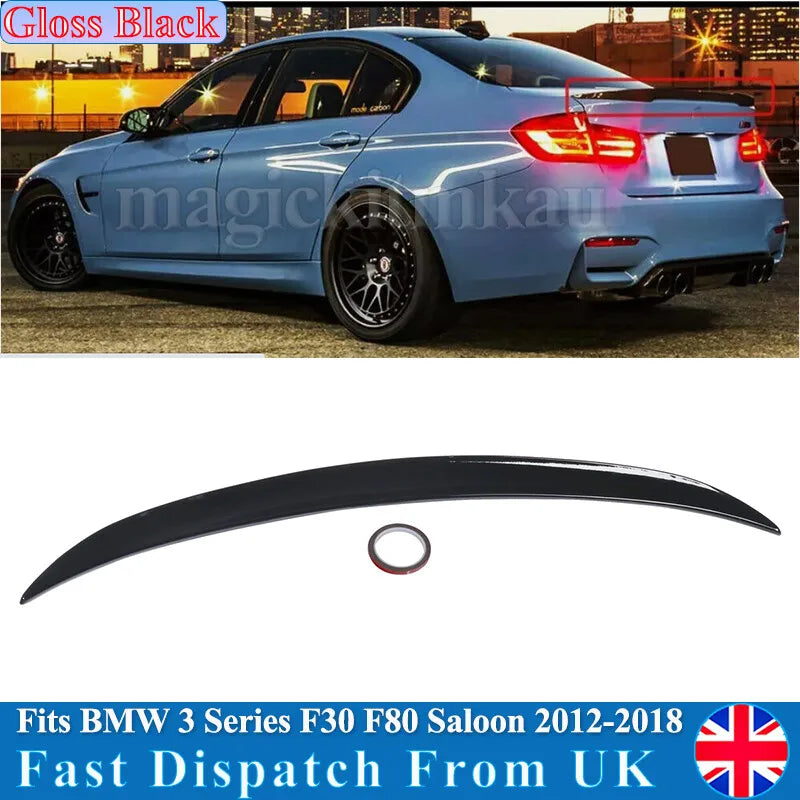 For BMW 3 Series F30 F80 Car Tail Spoiler 320i 340i 316d 330d M Performance 2012-2018 Gloss Black Rear Spoiler Boot Roof Wing