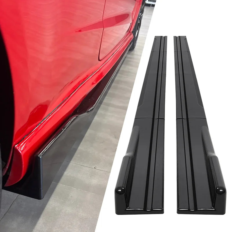 For BMW Accessories 3 Series E46 E36 99-06 Car Side Skirt Extensions Rocker Panels Side Trim Spoiler Factory Outlet Gloss Black
