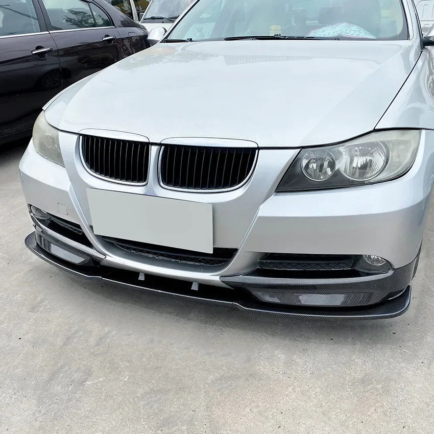 For BMW 3 Series E90 E91 Early 320i 325i 2005 - 2008 Car Front Bumper Spoiler Lip Splitter Diffuser Auto Accessories Tuning