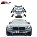 Flash Sale ! CLY Car Bumper for BMW 2012-2017 5-series F10 Upgrade M4 Body Kit Front and Rear Bumper Fender Side Skirt
