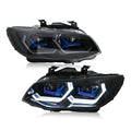 KuerLED Headlight Assembly For BMW 3 Series 2011 2012 2013 E92 E93 LCI 328i 325i 335i HID Xenon Lamp  Upgraded Front Light