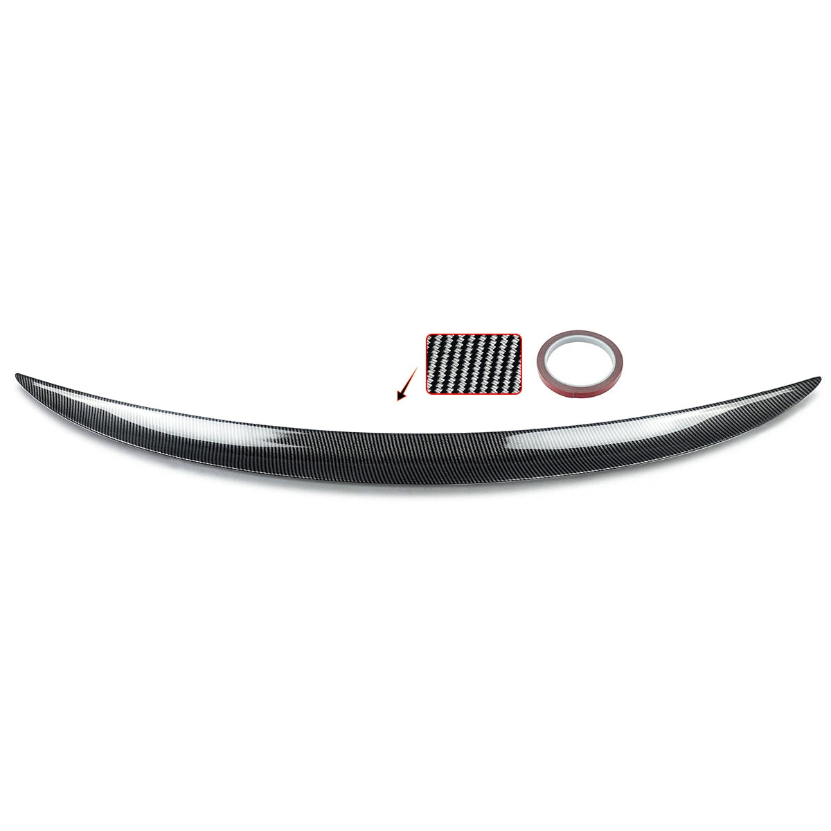 M Performance Style Rear Spoiler Lip for BMW 7 SERIES G11 G12 740i 750i 2016-2022 Carbon Look Rear Trunk Spoiler Wing MP Style