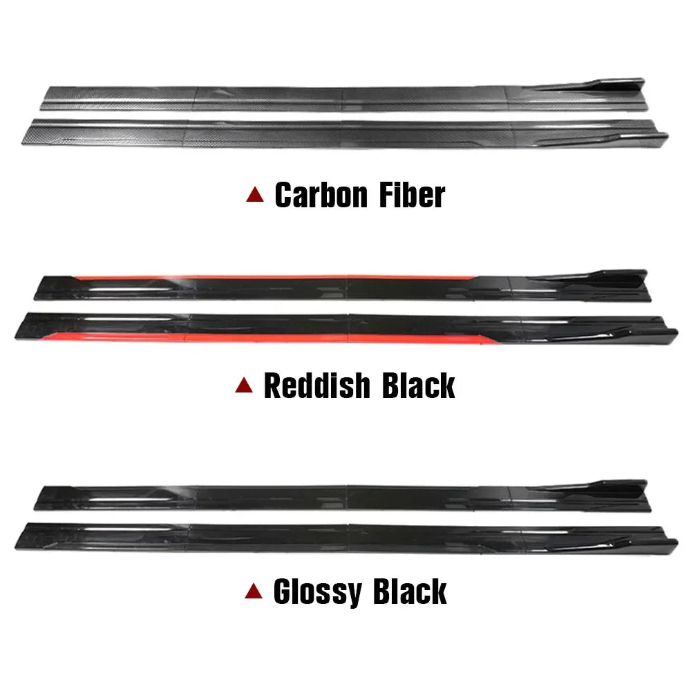 FOR BMW M3 G20 G30 G31 2M Car Side Skirt Extension Plate Lip Separator Bumper 2.18M Racing Side Spoiler
