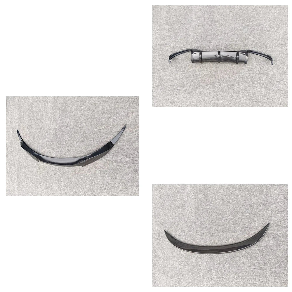 Carbon Fiber Front Bumper Lip Chin Rear Bumper Diffuser Lip Rear Spoiler Car Accessories for BMW 6 Series E63 E64 M6 2006-2010