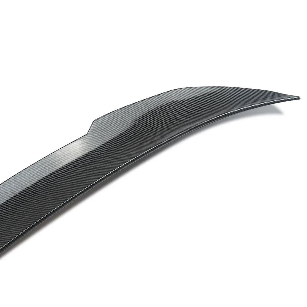 Carbon Fiber Look Rear Trunk Spoiler Lip Diffuser For BMW F22 2 Series Coupe & F87 M2 2014-2021 Replacement Part