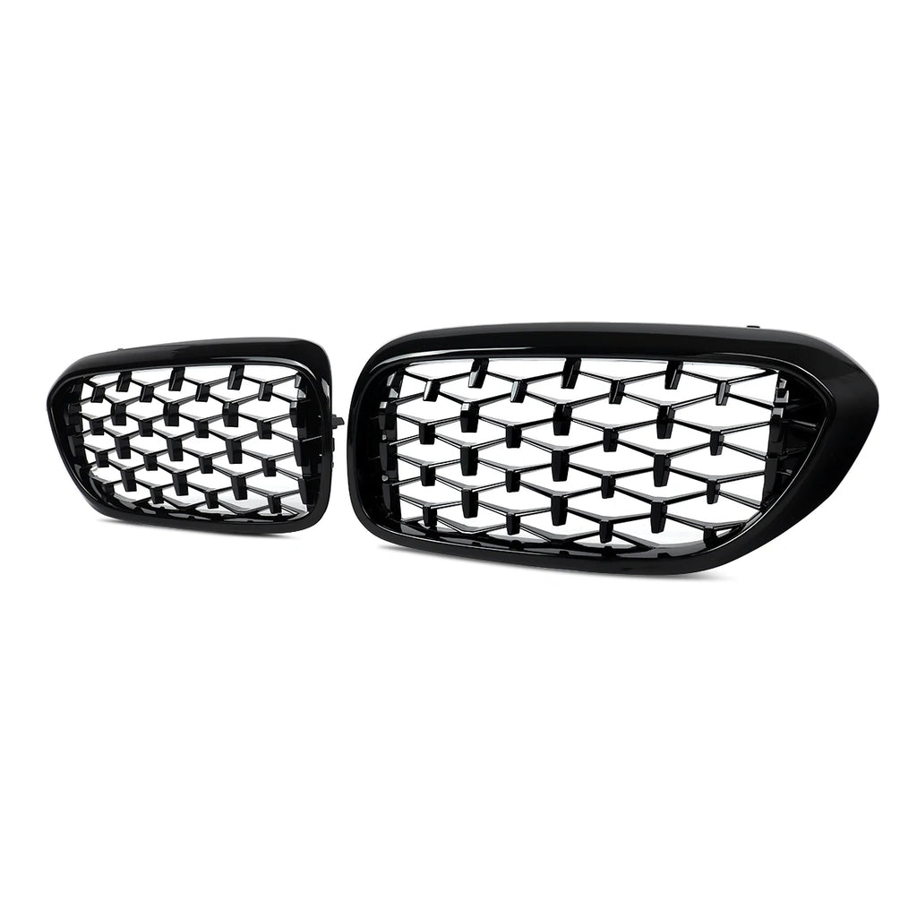 Diamond Style Racing Centre Grille for BMW 5 Series G30 G31 520i 530e 540i 2017 2018 2019 Front Bumper Kidney Grills