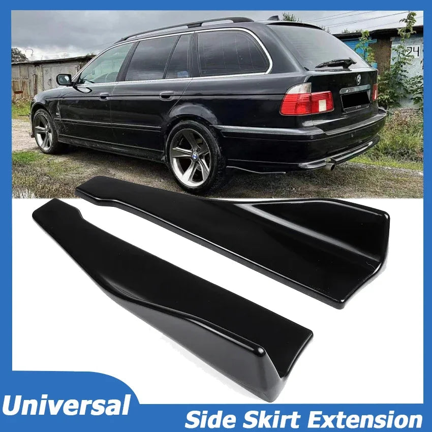 48cm For BMW E90 E46 F30 E39 G20 Side Skirt  Rear Bumper Lip Splitters Canards Cover Extendsion Kit Car Tuning Accessories