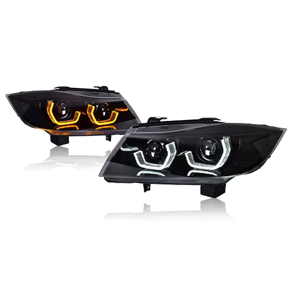 TYPY New LED Head Lamp Upgrade Modified For BMW 3 Series E90 Headlight 2005-2012 Dynamic Signal Head Lamp Auto Accessories