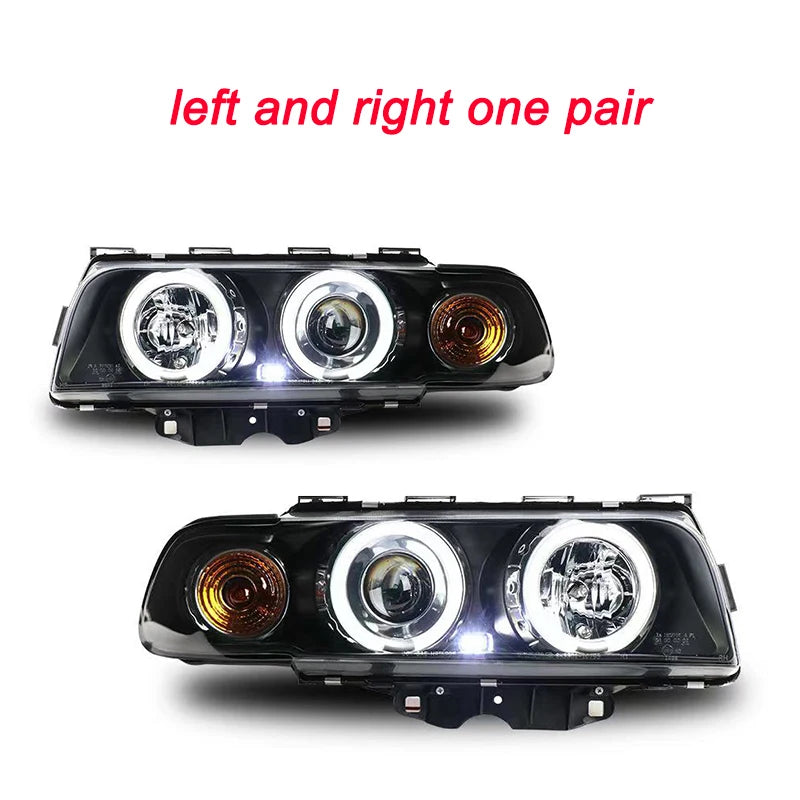 Car styling Headlights for BMW 7 series E38 1995-2002 full LED DRL Dynamic Signal Head Lamp Bi Xenon Beam Headlamp Accembly