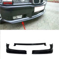 Car Front Bumper Spoiler Lip For BMW E36 M3 4-Door Sedan 2Door Coupe 1990-2002 Gloss Black Look Lower Diffuser Splitter Body Kit