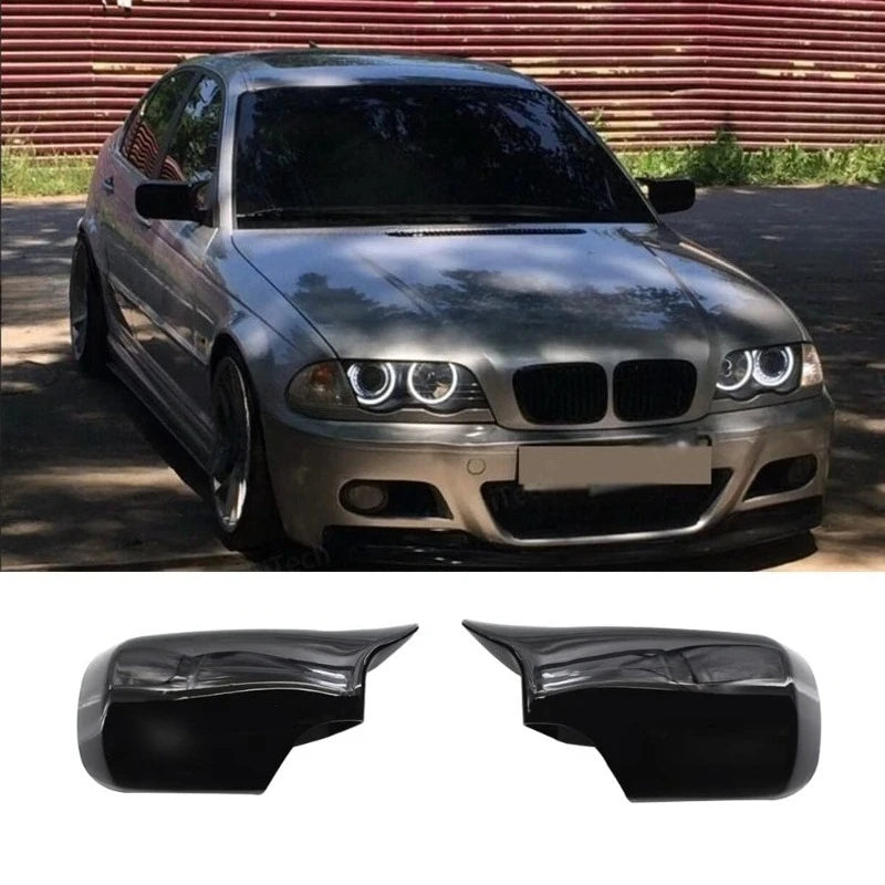 For 1998-2005 BMW 320i 323i 325i 328i 330i E46 Rearview Side Mirror Cover Cap 51168238375 51168238376