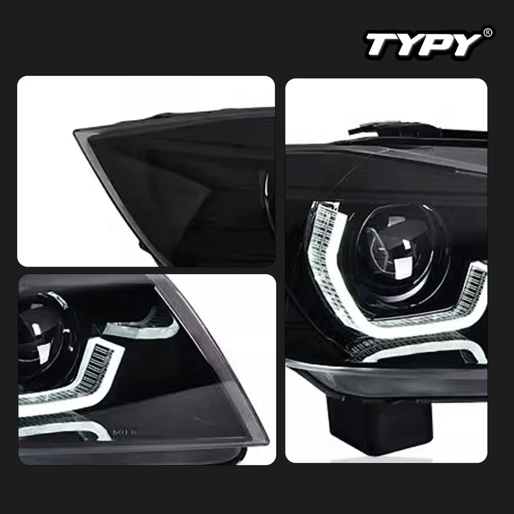 TYPY New LED Head Lamp Upgrade Modified For BMW 3 Series E90 Headlight 2005-2012 Dynamic Signal Head Lamp Auto Accessories