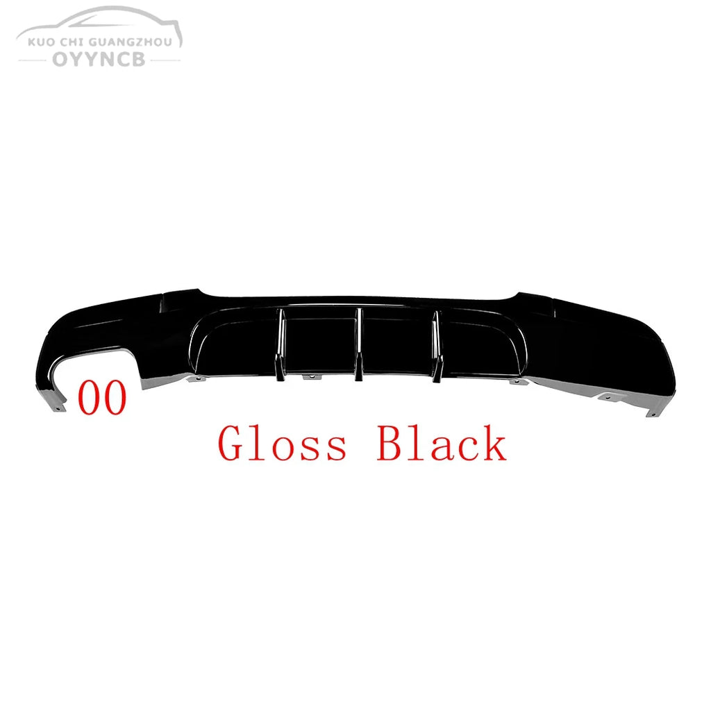 MP Style Rear Bumper Diffuser For BMW 3 Series E90 E91 320i 320d 325d 330d 335i 2005-2012 4-Door M-Sport Bodykits Tuning Black