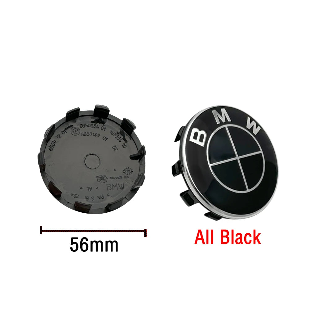 4PCS 68MM 56MM Car Wheel Center Hub Cap For BMW mini E87 M Performance E36 E46 E60 E90 E91 E92 E93 F30 F20 M3 Car Accessories