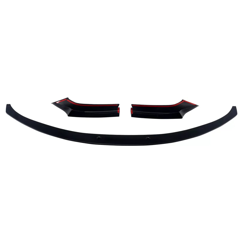 Fit FOR BMW 2 SERIES F22 F23 Front Bumper Lip 218i 230i 2014-2022 M SPORT FRONT SPLITTER LIP SPOILER GLOSS BLACK Car Accessories