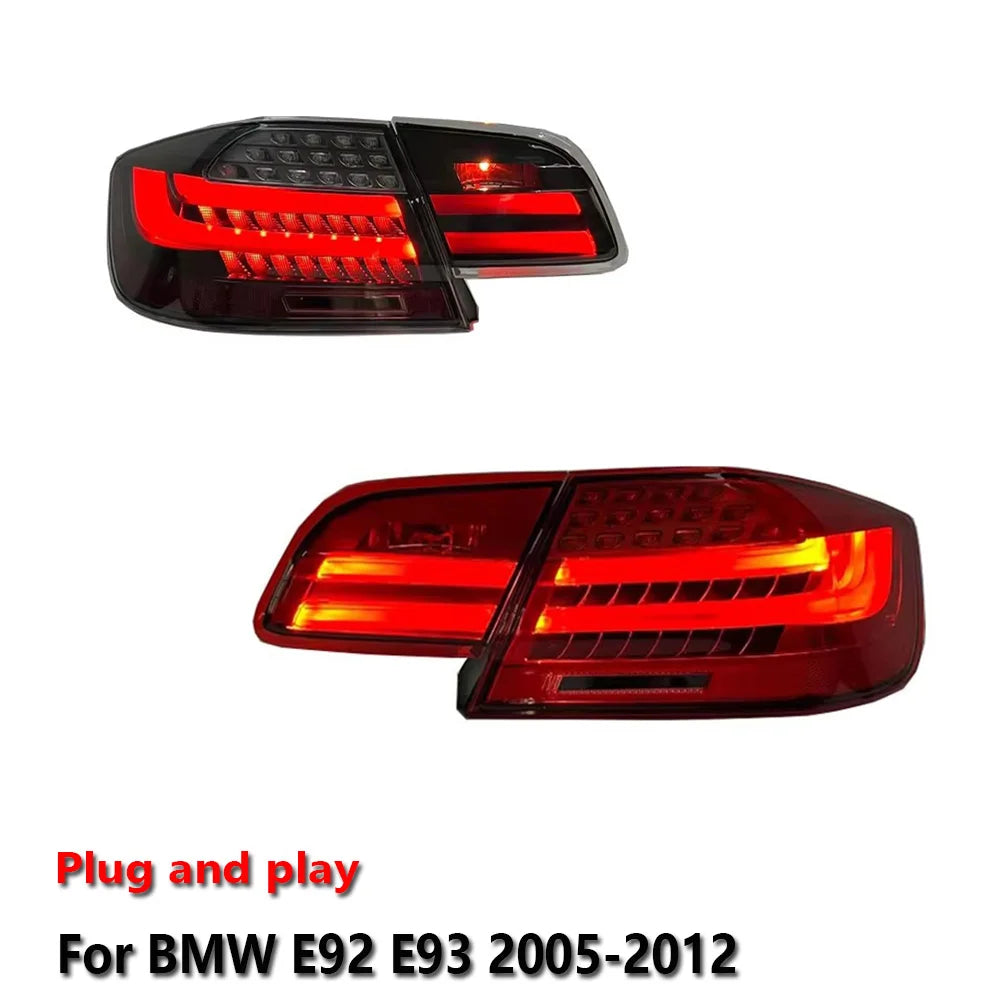 Car LED Lamp Taillight  Assemblies For BMW E92 E93 2005-2012 DRL Dynamic Steering Brake Turn Signal Plug and Play Auto lighting