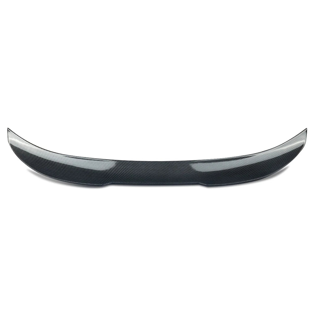 Carbon Fiber Look Rear Trunk Spoiler Lip Diffuser For BMW F22 2 Series Coupe & F87 M2 2014-2021 Replacement Part