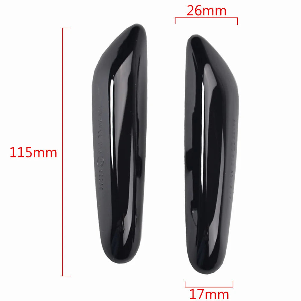 Sequential Flashing LED Turn Signal Side Marker Light For BMW E60 E61 E90 E91 E87 E81 E83 E84 E88 E92 E93 E82 E46 1 3 5 series