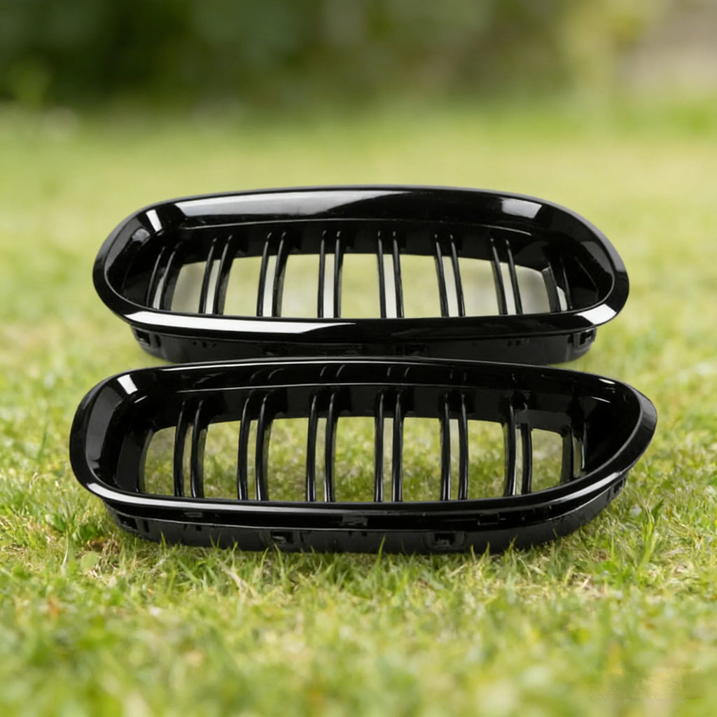 For BMW 6 Series F06 F12 F13 M6 2012-2017 Car Double Slot Front Kidney Grill Accessories Fitment Code 51137211921 51137211922