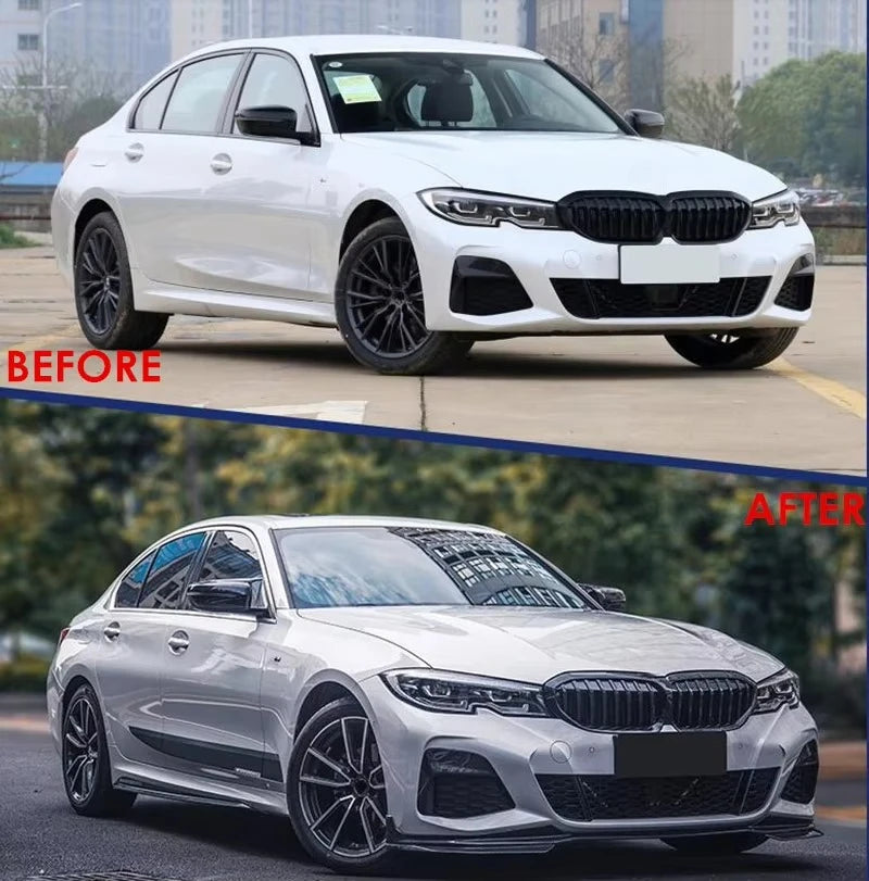 2020-21 New for BMW 3 Series G20 MP Style Carbon Fiber Body Kit Front Lip Side Skirts Diffuser Carbon Fiber Bumpers for BMW Cars