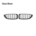 For BMW 4 Series F32 F33 F36 M3 F80 M4 F82 Car Front Bumper Grille Racing Grill 12-18 Dual-Slat Glossy Black Grilles Accessories