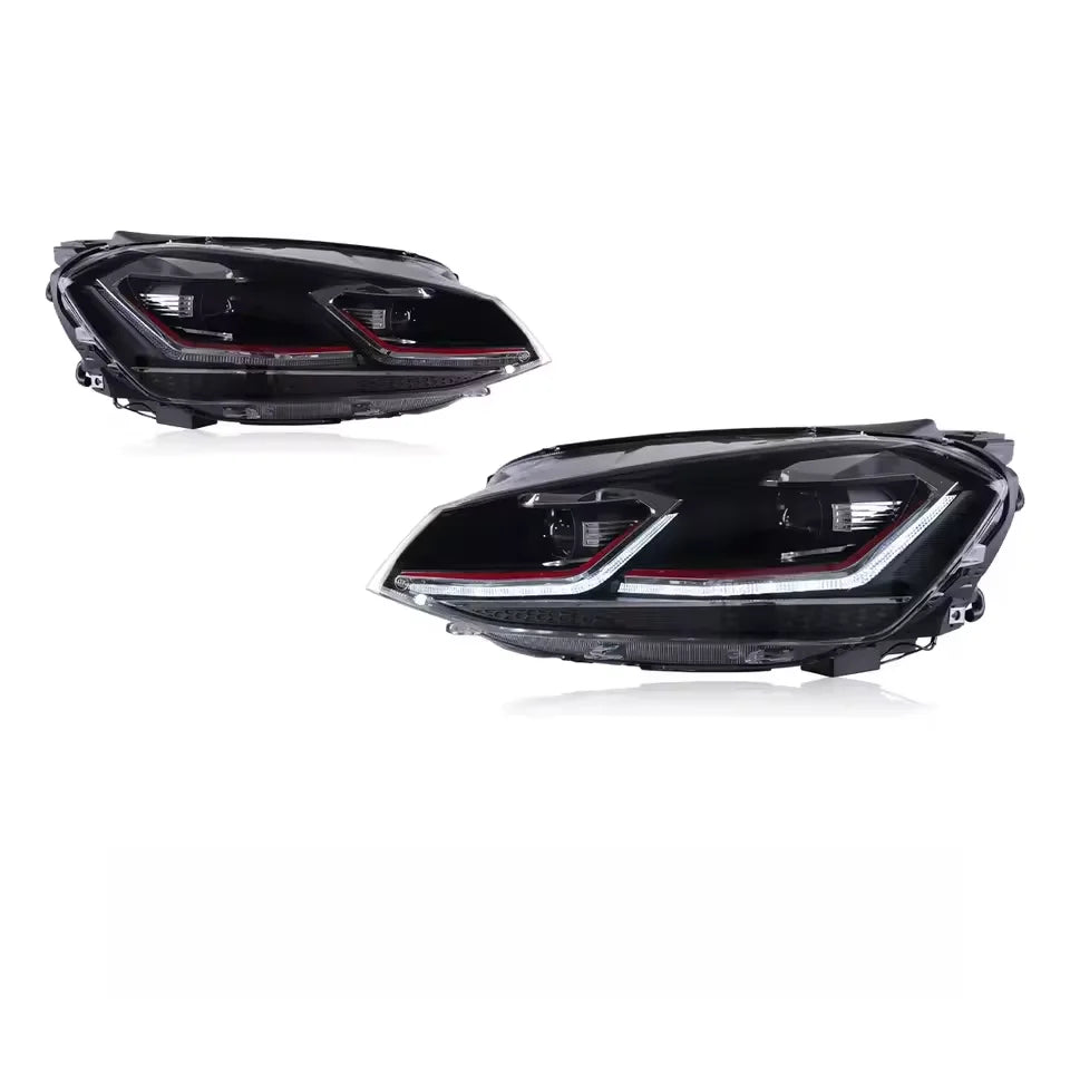 TYPY LED Headlights with DRL and Dynamic Turn Signal, Auto Accessories for VW Golf 7 2013-2017