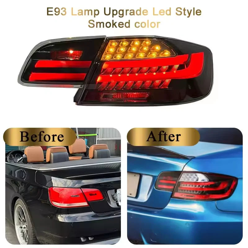 Car LED Lamp Taillight  Assemblies For BMW E92 E93 2005-2012 DRL Dynamic Steering Brake Turn Signal Plug and Play Auto lighting