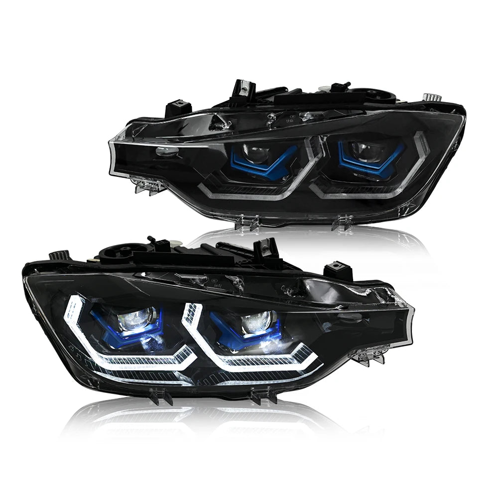 Projector Lens Halogen Xenon LED Headlight Assembly For BMW 3 Series F30 F31 328i 335i 2012 2013 2014 2015 2016 2017 2018