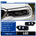 AKD Car Lights for BMW G30 LED Headlight Projector Lens 2017-2020 525i 530i 535i G38 F90 Head Lamp DRL Signal Auto Accessories