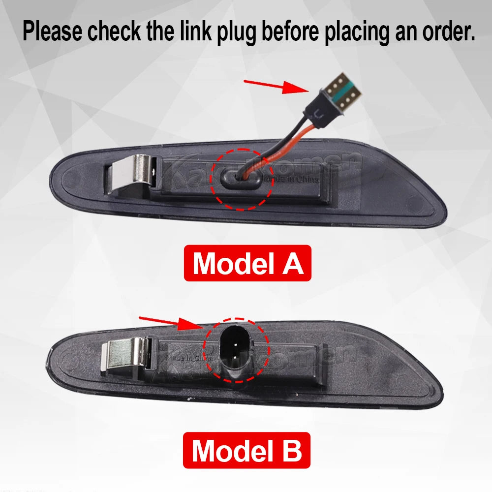 Sequential Flashing LED Dynamic Turn Signal Side Marker Light 2Pcs For BMW E60 E61 E90 E91 E87 E81 E83 E84 E88 E92 E93 E82 E46