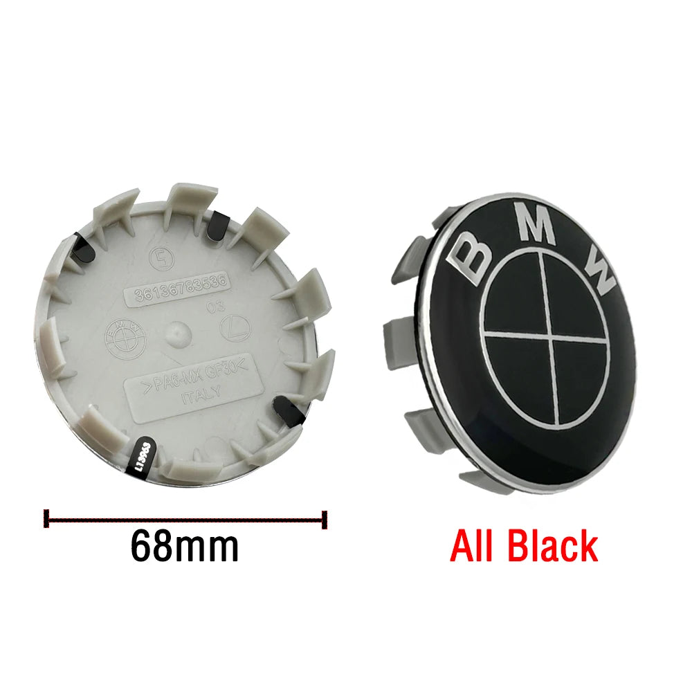 4PCS 68MM 56MM Car Wheel Center Hub Cap For BMW mini E87 M Performance E36 E46 E60 E90 E91 E92 E93 F30 F20 M3 Car Accessories
