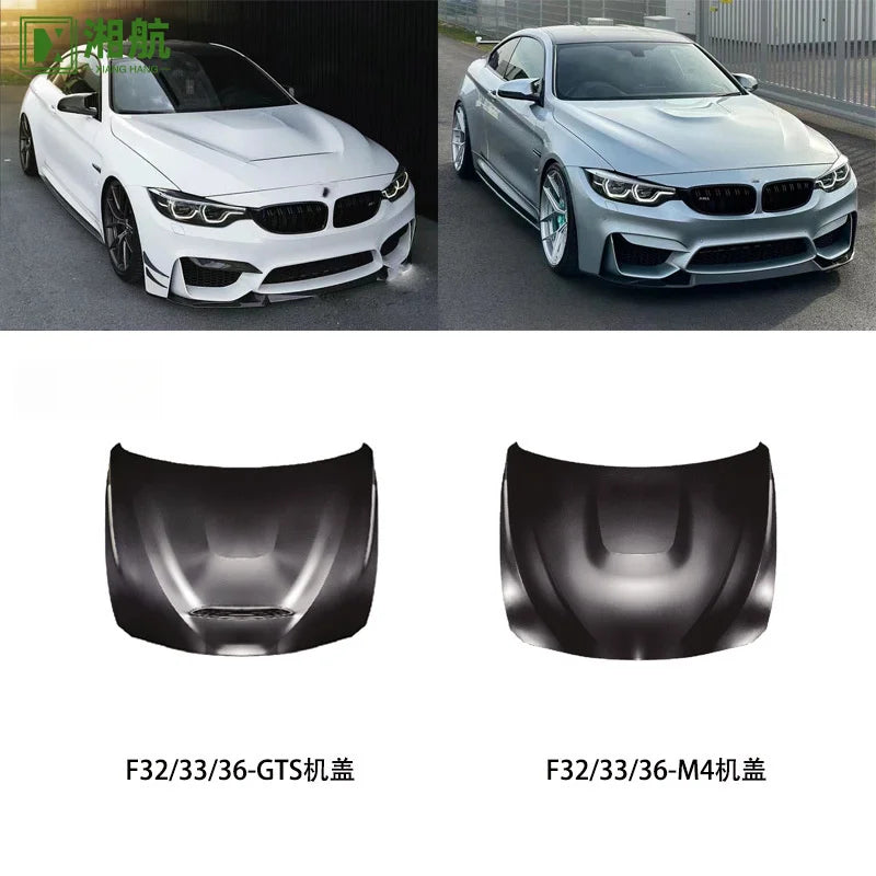 Suitable for BMW 4 Series F32/33/36/ Modified M4 Front and Rear Bumpers GT Hood Fender Diffuser Tail Lip