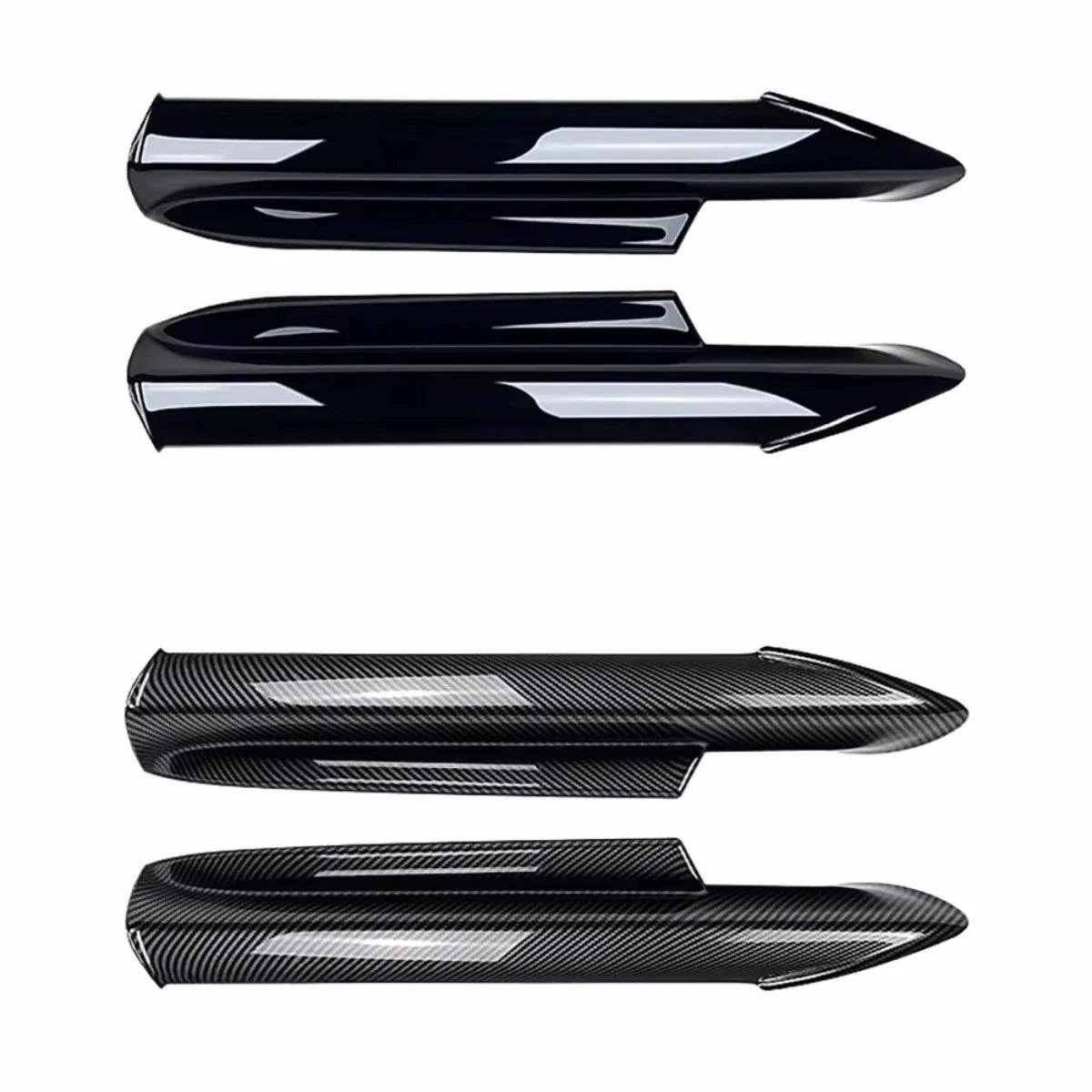 For Bmw 3 Series E90 E91 M-Tech 4 Door 320i 330i 2005-2008  Front Bumper Splitter Lip 1Pair Car Front Bumper Spoiler
