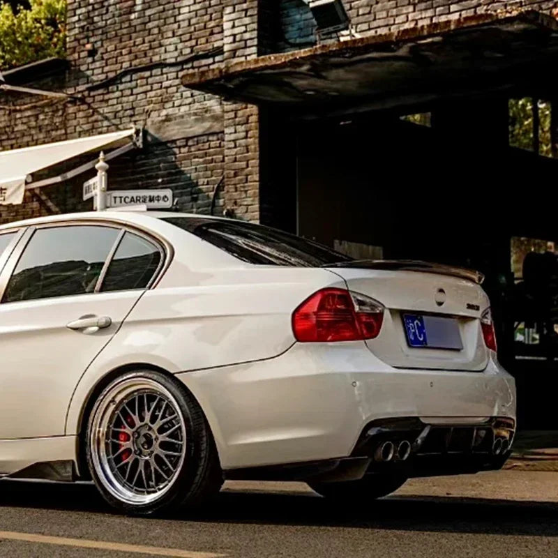 MP Style For BMW 3-Series E90 318i 320i 325i 2005-2012 Car Rear Trunk Lid Car Rear Wing Duck Tail Lip Spoiler Body Kits