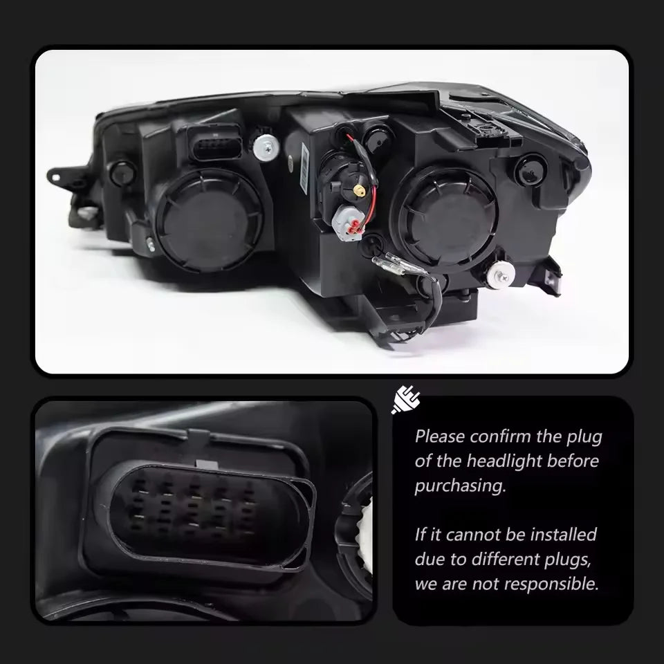 TYPY LED Headlights with DRL and Dynamic Turn Signal, Auto Accessories for VW Golf 7 2013-2017