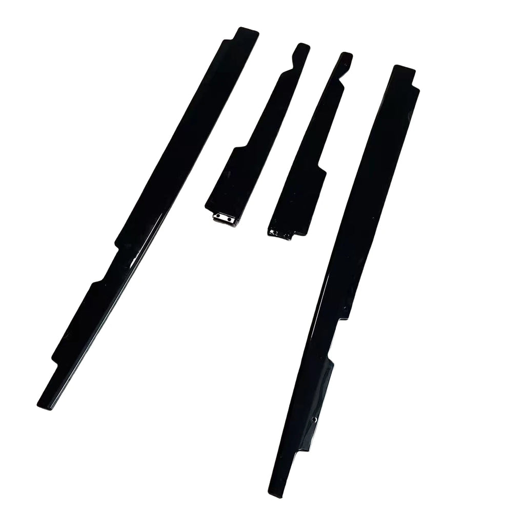 High Quality ABS Car Side Skirt For BMW E90 E92 E93 M3 4-Door 2005-2013 Splitters Diffuser Bumper Spoiler Body kit Glossy Black