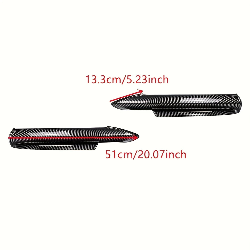 For Bmw 3 Series E90 E91 M-Tech 4 Door 320i 330i 2005-2008  Front Bumper Splitter Lip 1Pair Car Front Bumper Spoiler