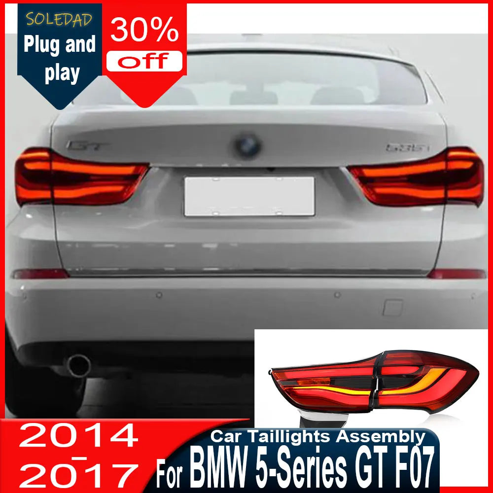 Car Taillight For BMW 5 Series GT F07 2014-2017 Tail Lights Assembly Upgrade LED Turn Signal Reverse Tail Lights Plug And Play