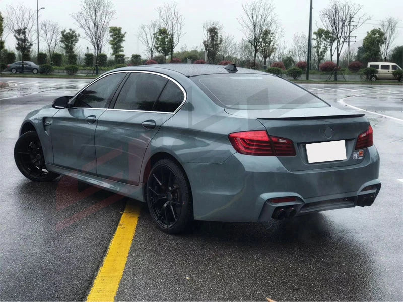 Flash Sale ! CLY Car Bumper for BMW 2012-2017 5-series F10 Upgrade M4 Body Kit Front and Rear Bumper Fender Side Skirt