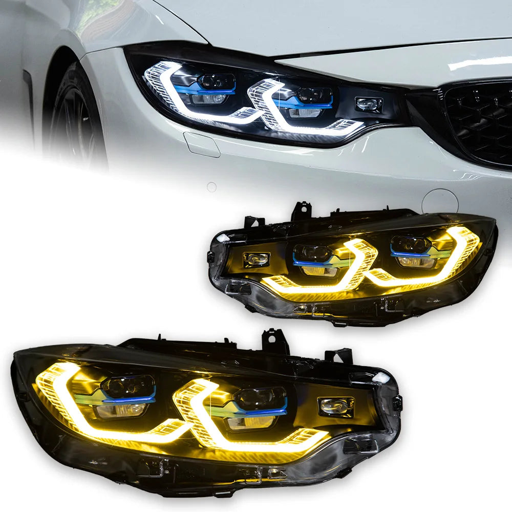 AKD Car Lights for BMW 4 Series F32 LED Headlight 2013-2020 M4  F33 F36 F82 LED HeadLamp DRL Signal front Automotive Accessories