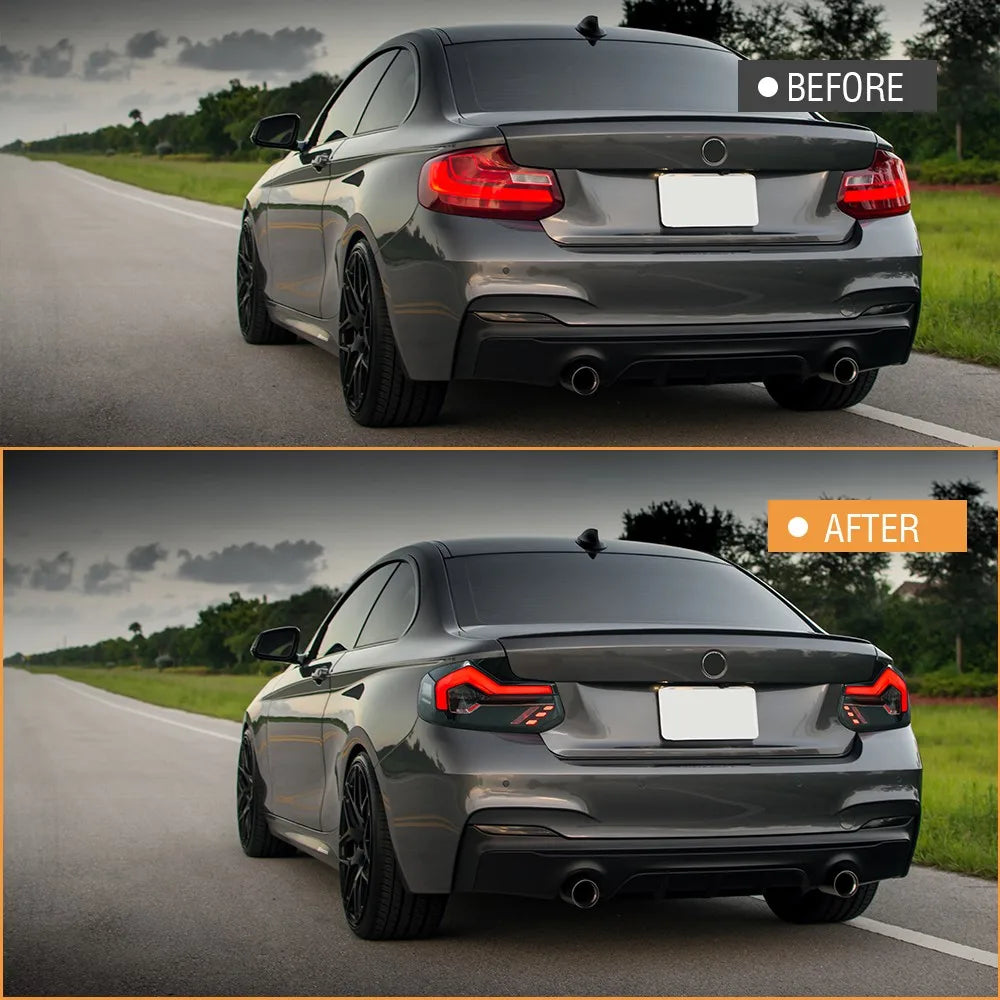 LED Tail Lights For BMW 2-Series F22 F23 M2 2-door 2014-2020 DRL Turn Signal Light Rear Lamp Animation Car Headlight Accessories