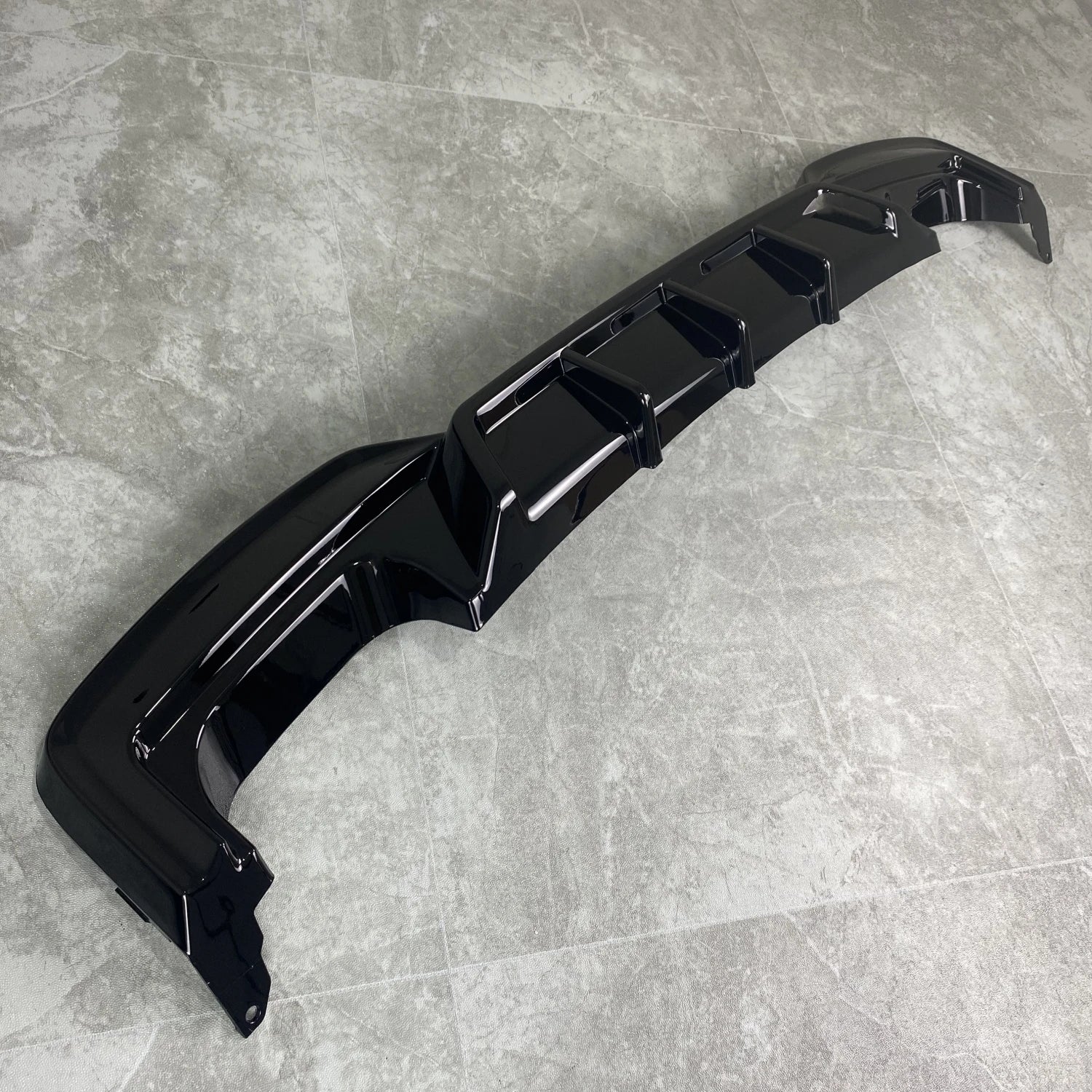 Gloss Black Car Rear  Bumper Diffuser Splitter For BMW 6 Series F06 F12 F13 640i 650i M Sport M6 2011-2018 Tuning Rear Valance