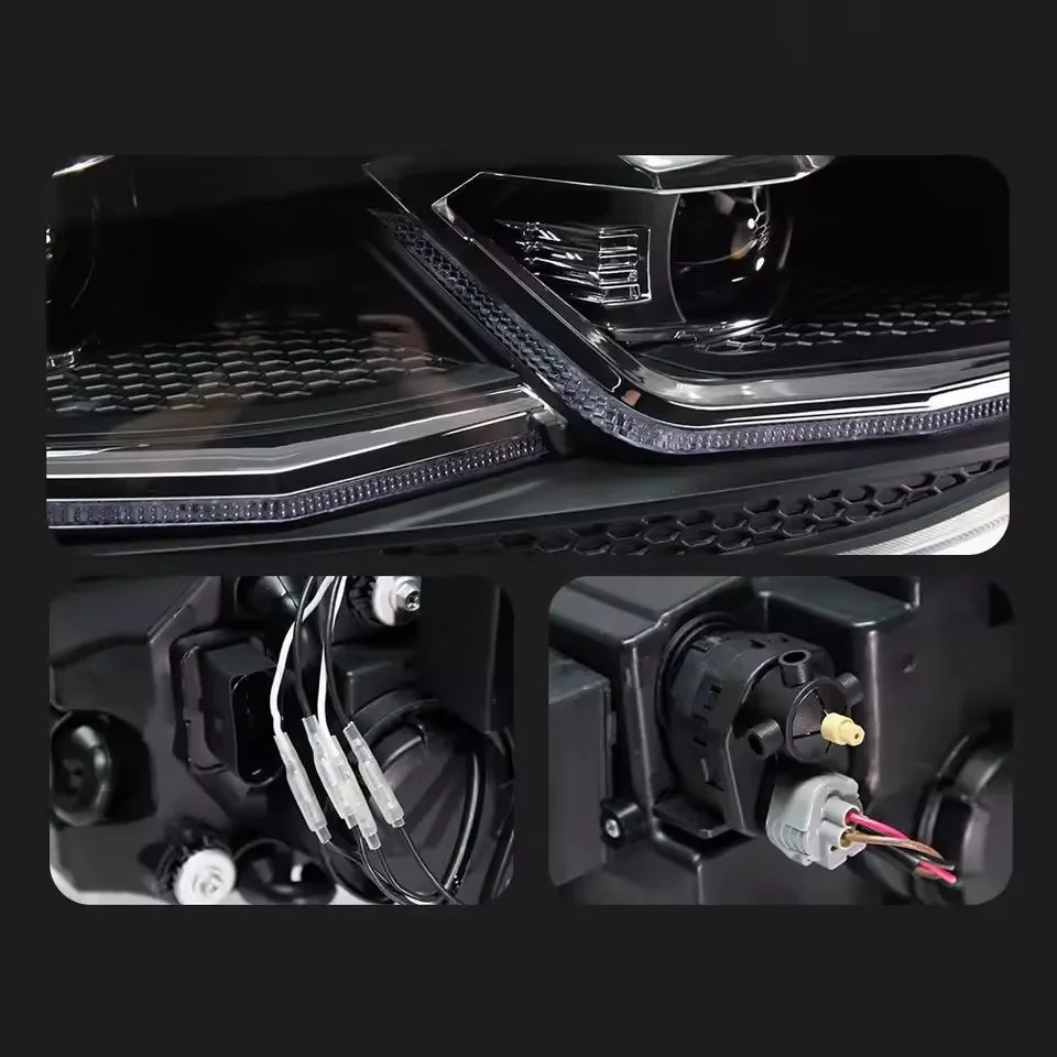 TYPY LED Headlights with DRL and Dynamic Turn Signal, Auto Accessories for VW Golf 7 2013-2017
