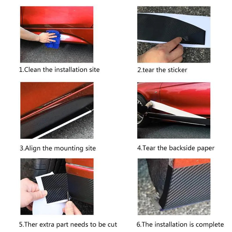 For BMW 7 Series E23 E32 E38 E65 E66 E68 F01 F02 F03 F04 G11 G12 Car Door Body DIY Stripe Side Skirt Vinyl protect Trim Stickers