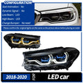 AKD CAR Lights for BMW G30 LED Headlight 2018-2020 520I 525i 530I 520D G38 F90 Head Lamp DRL Signal Laser style Auto Accessories