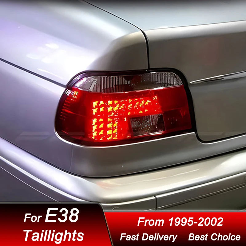 Car styling Tail Lights For BMW 7 series E38 740i 1995-2002 new style full LED Dynamic Turn Signal Light Tail Lamp Assembly